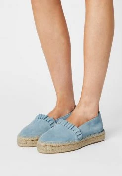Anna Field LEATHER - Alpargatas - Light Blue, Mujer