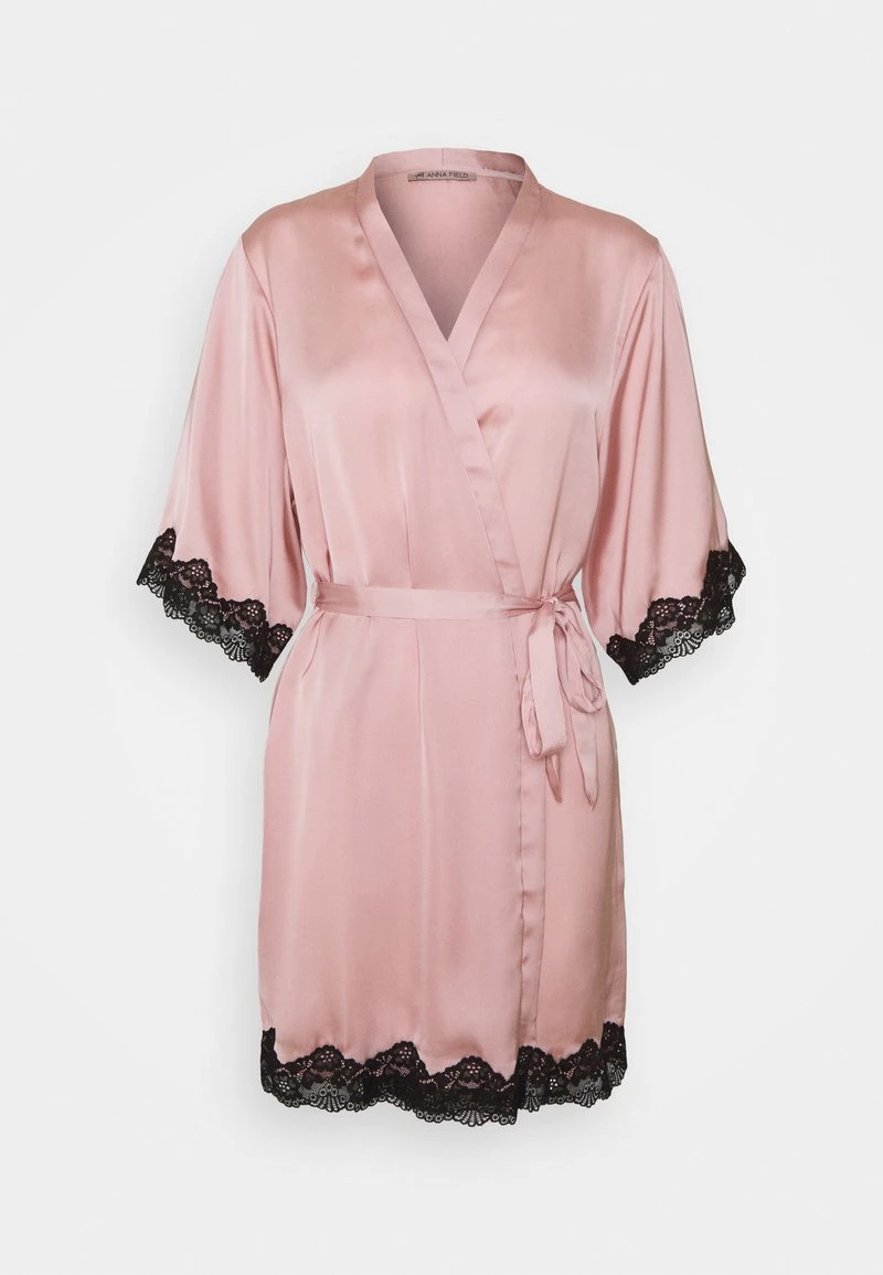 Anna Field ARIANA SATIN KIMONO - Albornoz - Pink, Mujer 3 Anna Field ARIANA SATIN KIMONO - Albornoz - Pink, Mujer
