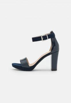 Anna Field LEATHER - Sandalias De Tacón - Dark Blue, Mujer -Anna Field Ventas 2022 fadca79c29df47a5bf720157af85b87a
