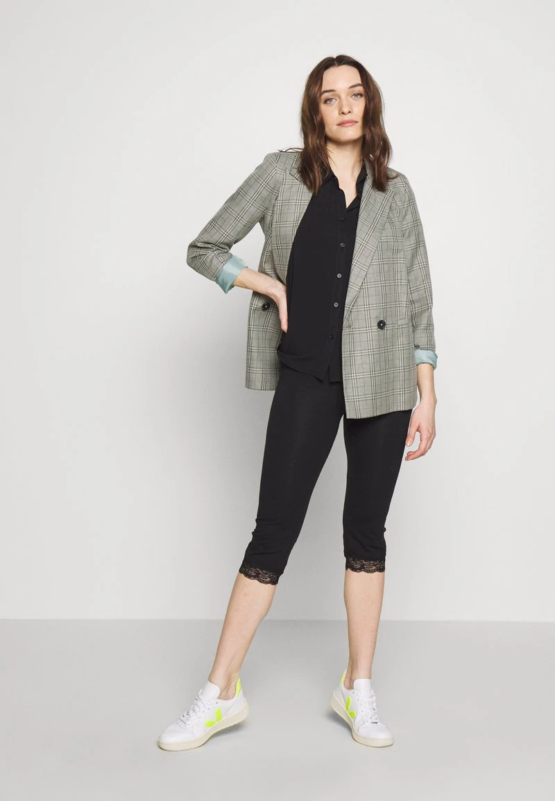 Anna Field Capri Leggings With Lace - Leggings - Black, Mujer 4 Anna Field Capri Leggings With Lace - Leggings - Black, Mujer - Imagen 2