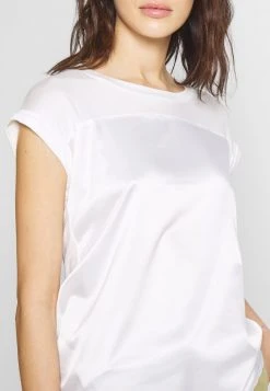 Anna Field Camiseta Básica - Off-white, Mujer -Anna Field Ventas 2022 fe8b44d6a0584b43841c571744f34346